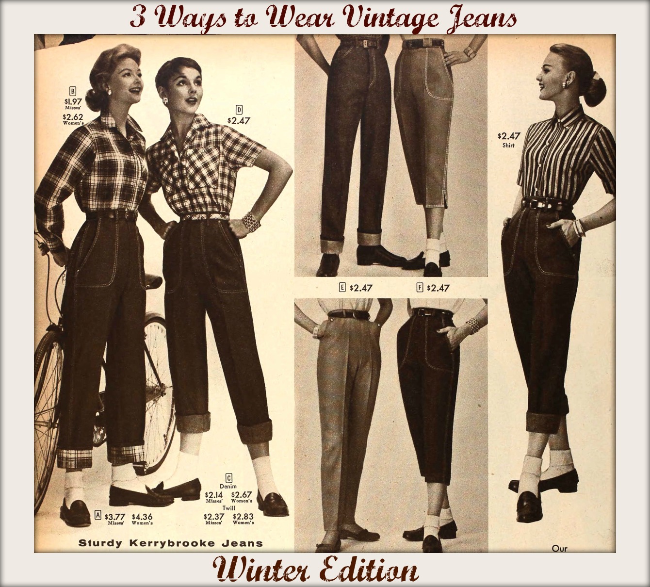 outfits with vintage jeans
