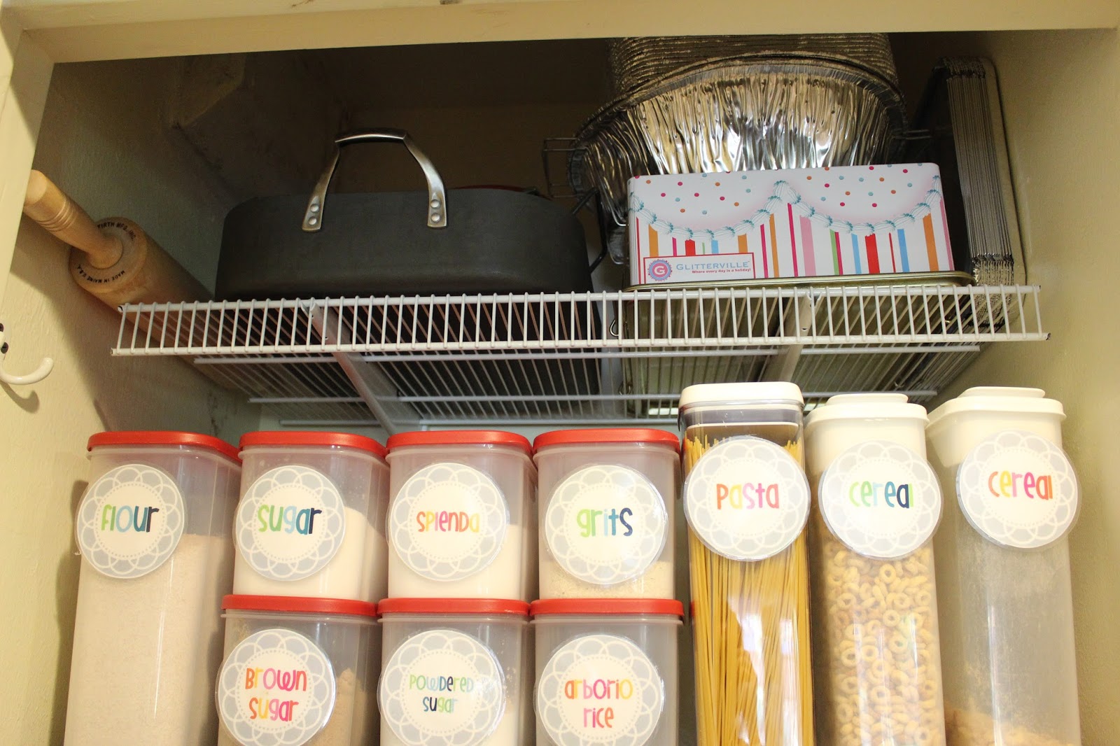 Elementary Organization a pantry party.