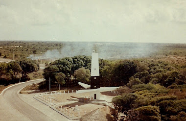 O marco do monumento da Ponta do Seixas