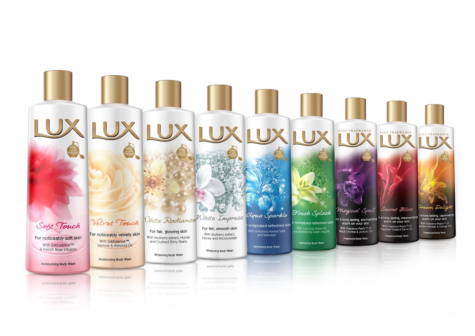 LUX Fine Fragrance Skin Treats on Packaging of the World Creative