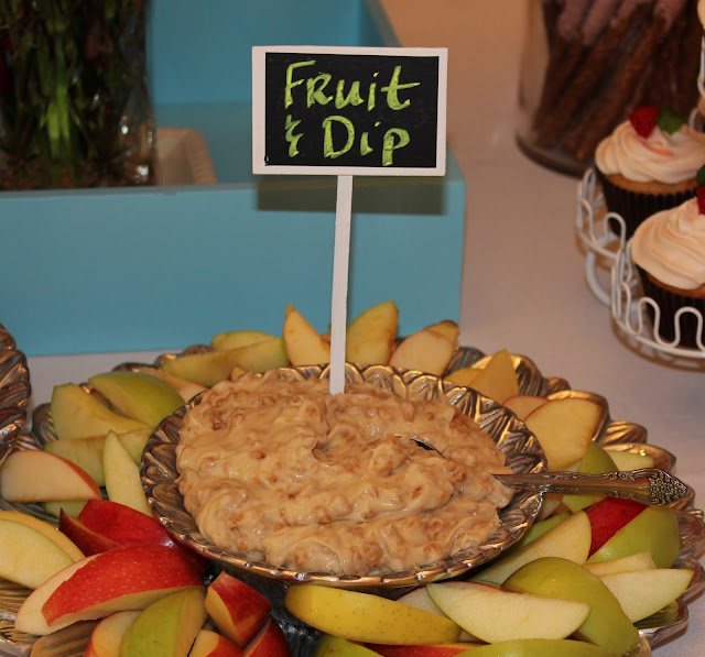 Me and My Pink Mixer Toffee Fruit Dip