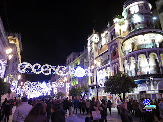 Sevilla - Alumbrado navideño 2014 - Avenida de la Constitución 