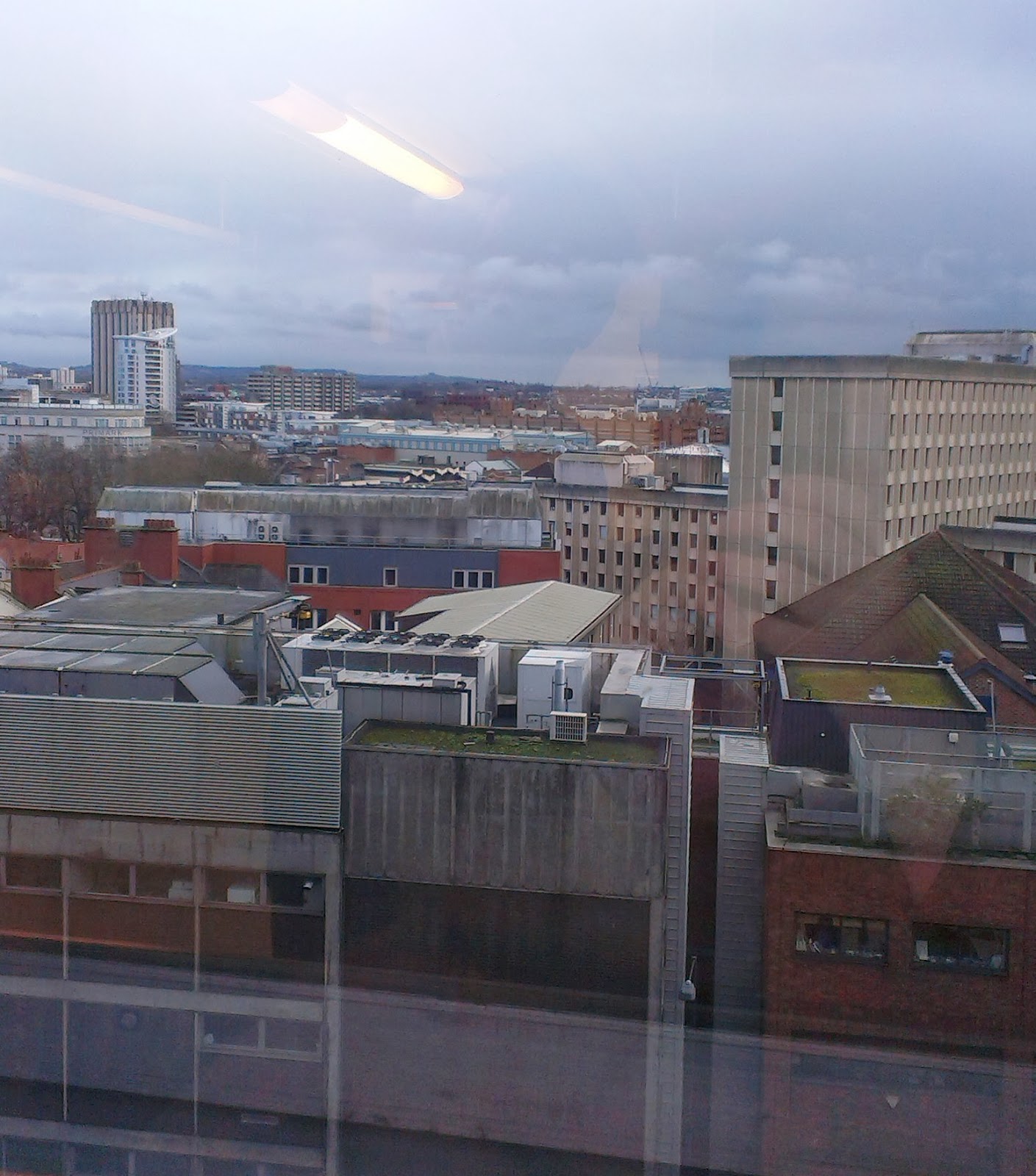 View of Bristol from Level 6 of the Bristol Royal Infirmary