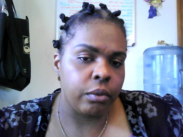 My Kinky Curls Diary Entry 4 Bantu Knot Out Using Shea Moisture