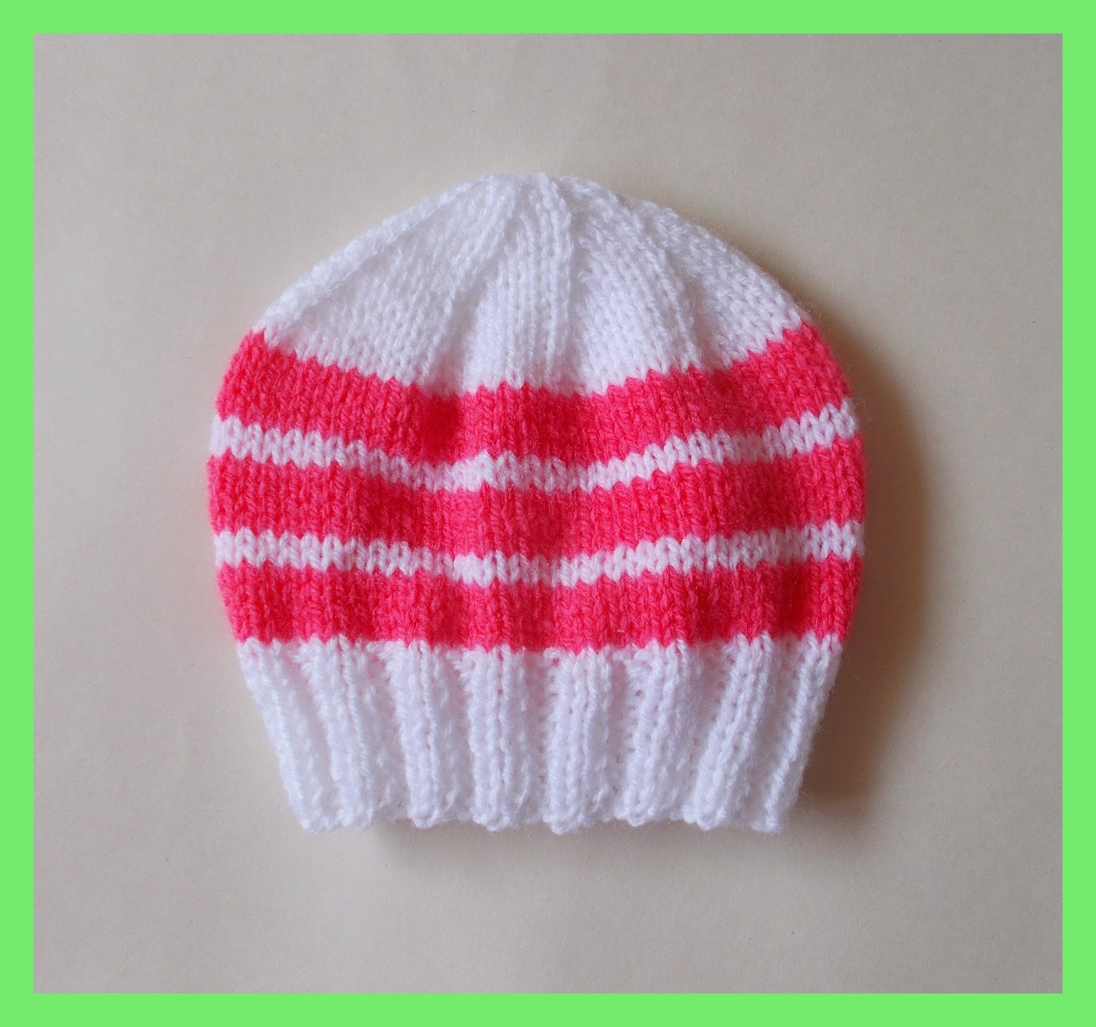Marianna's Lazy Daisy Days Bright Stripes Newborn Baby Hats