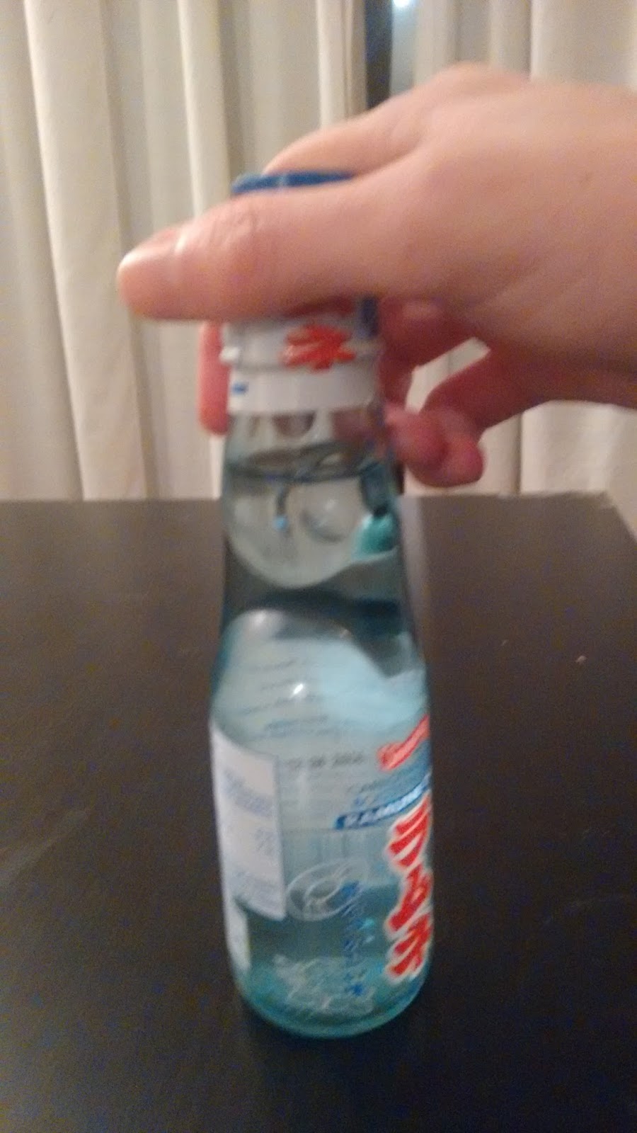 Ramune Marble Soda How to Open a Bottle of Ramune with pictures