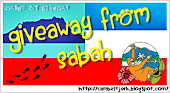 Giveaway from Sabah