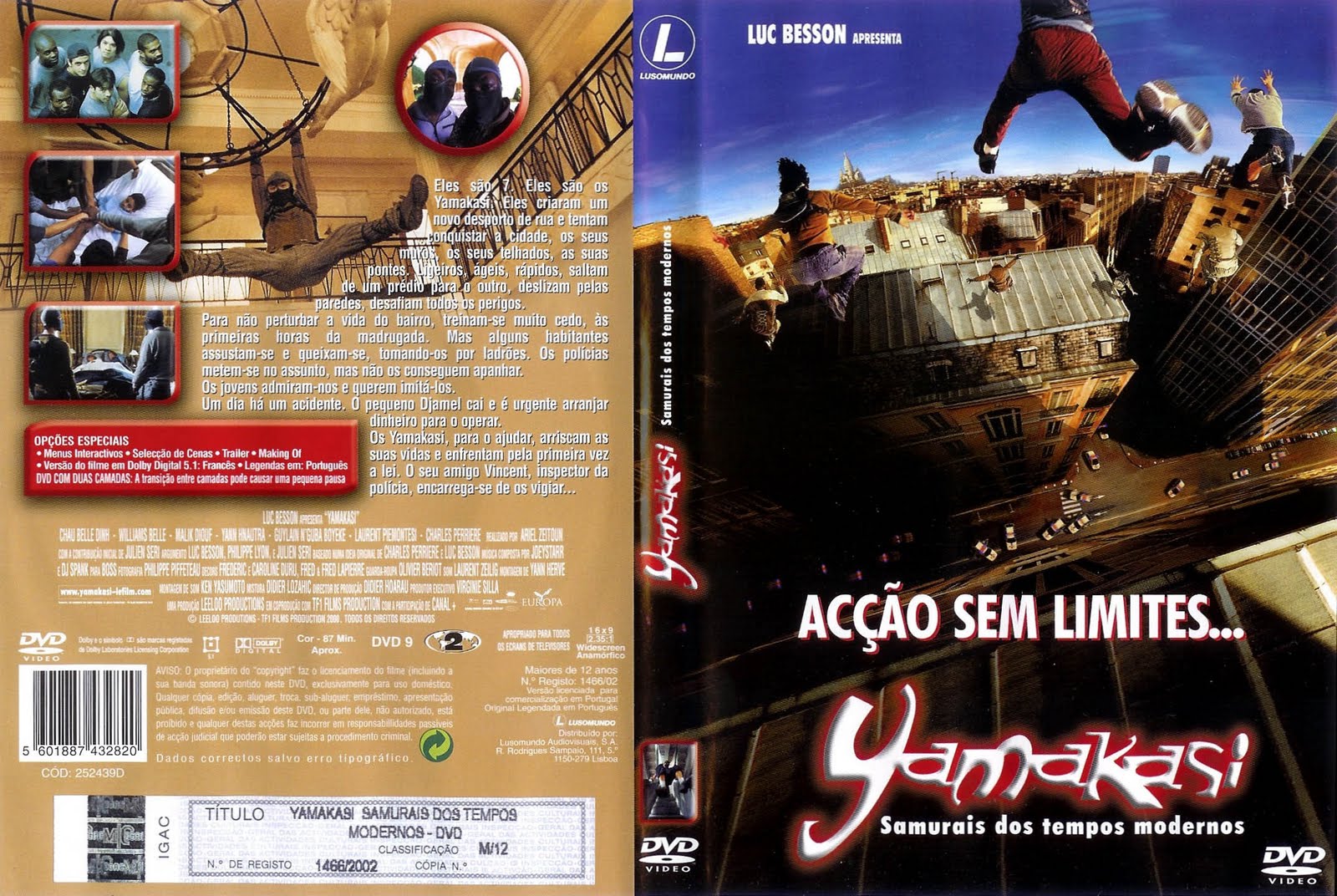 Yamakasi Samurais dos Tempos Modernos Yamakasi Les Samouraï des