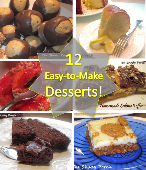 the shady porch 12 easy to make desserts the shady porch 12 easy to make desserts