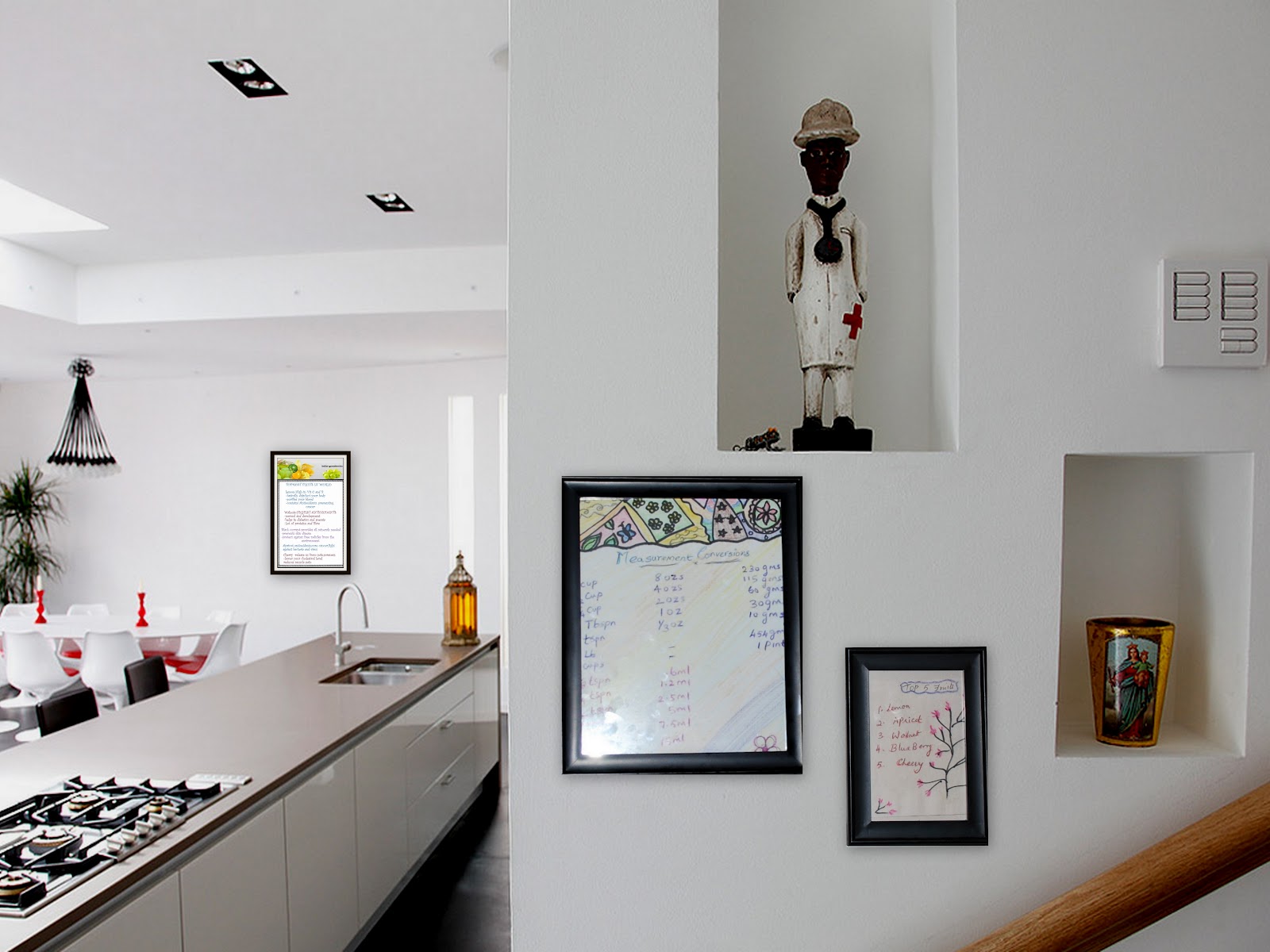 kitchen wall floral