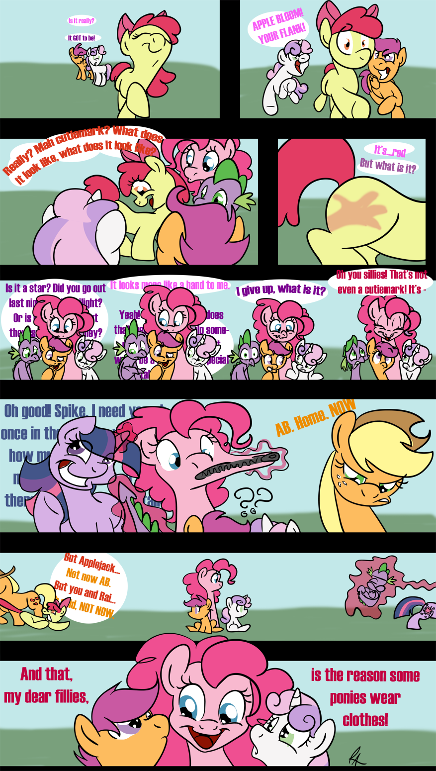 Funny pictures, videos and other media thread! - Page 8 114629+-+applejack+apple_bloom+artist+Rannva+comic+implied_sex+pinkie_pie+scootaloo+Spank+spike+Sweetie_Belle+twilight_sparkle