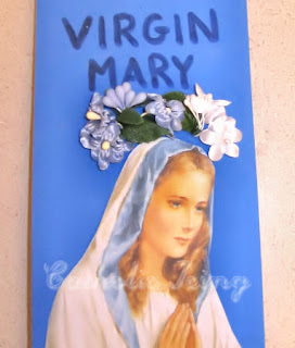 Virgin Mary Crowning Door Hanger