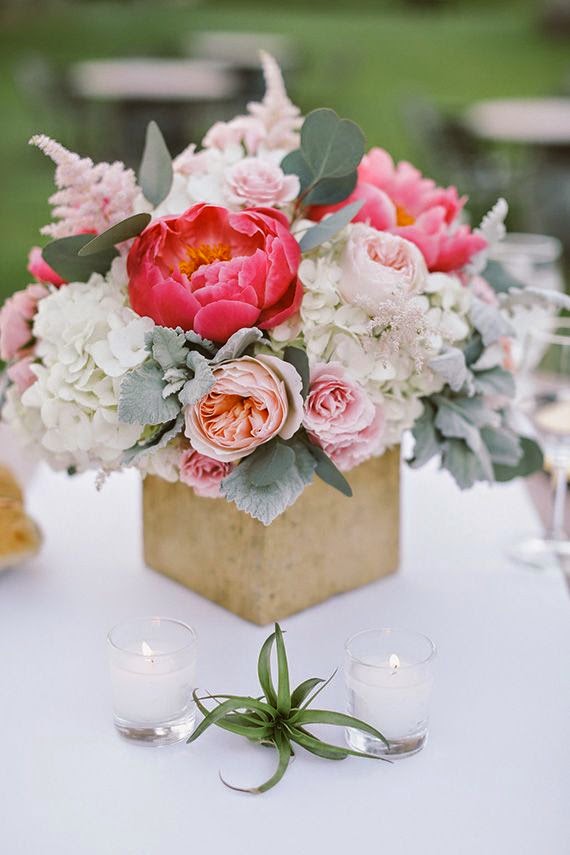 Beautiful Bridal 15 Charming Peony Centerpieces