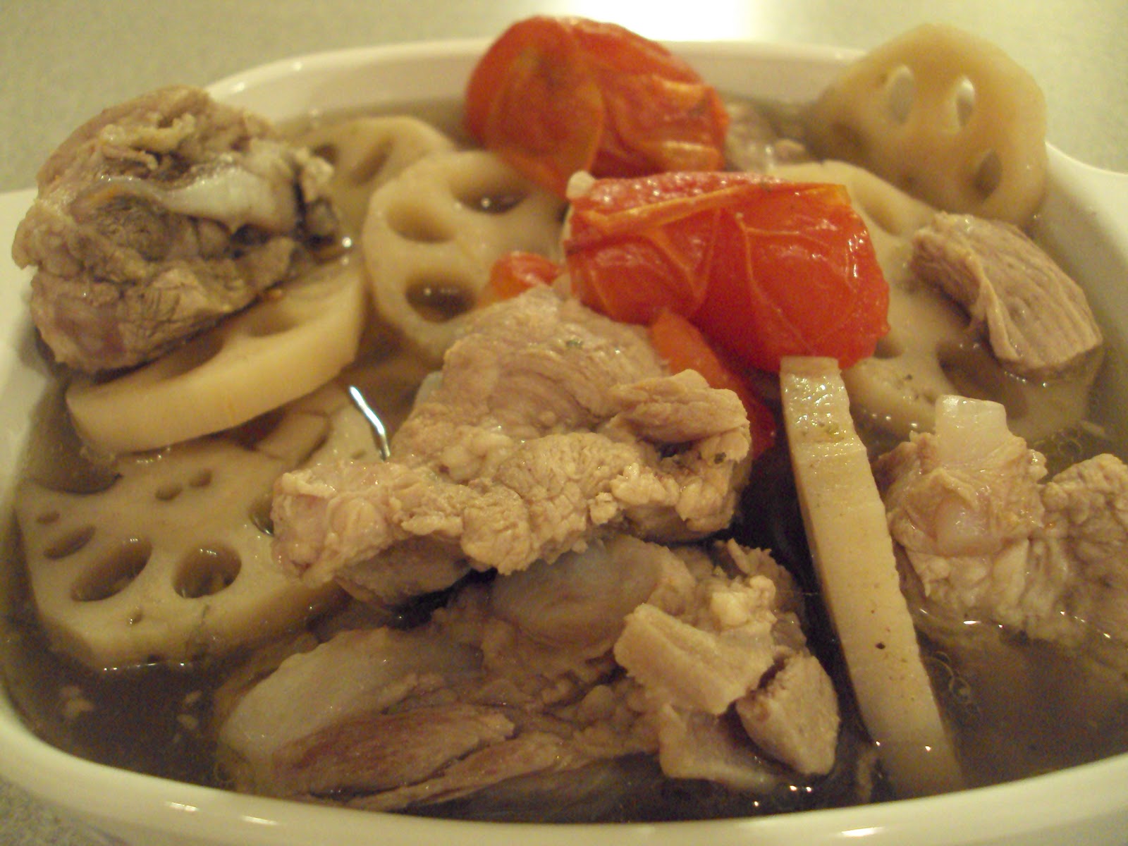 LOTUS ROOT PORK SPARERIBS SOUP