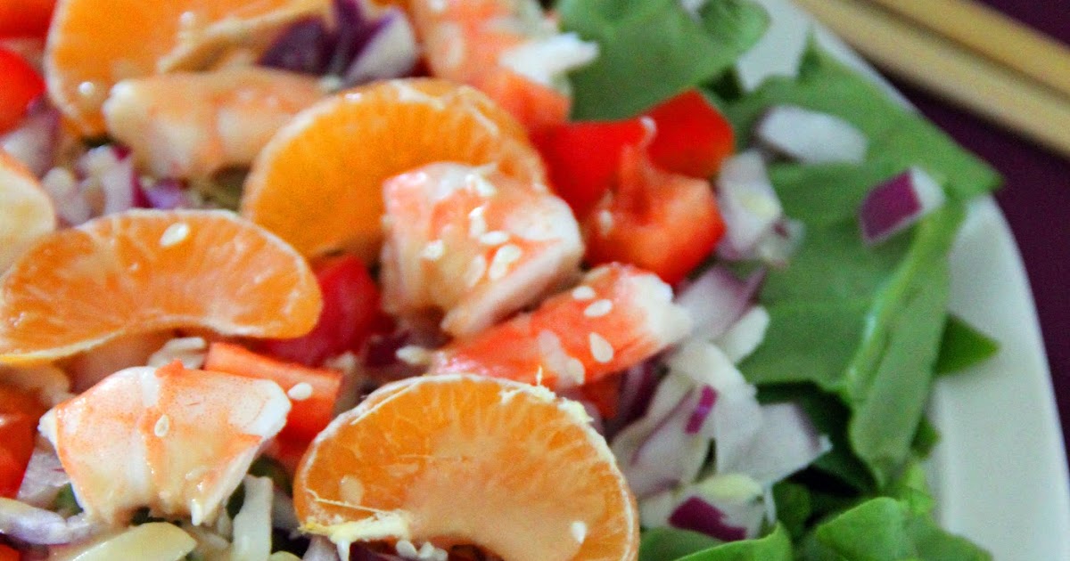 Jo and Sue Asian Inspired Prawn Salad With Sesame Dressing