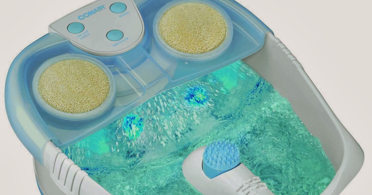 conair waterfall foot spa instructions