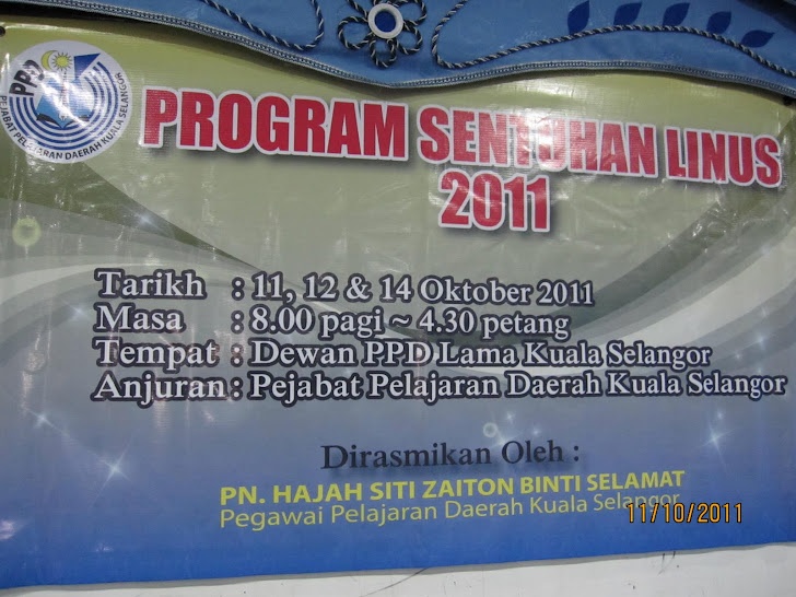 Program Sentuhan Linus 2011 Daerah Kuala Selangor