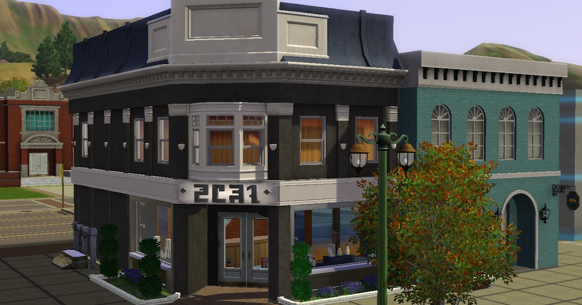Sims 3 Community Lots Compendium Sims 3 Bookstore and Day Spas