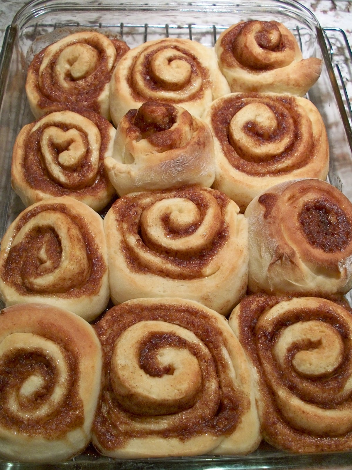 Brooke Bakes Cinnamon Buns with Cream Cheese Icing