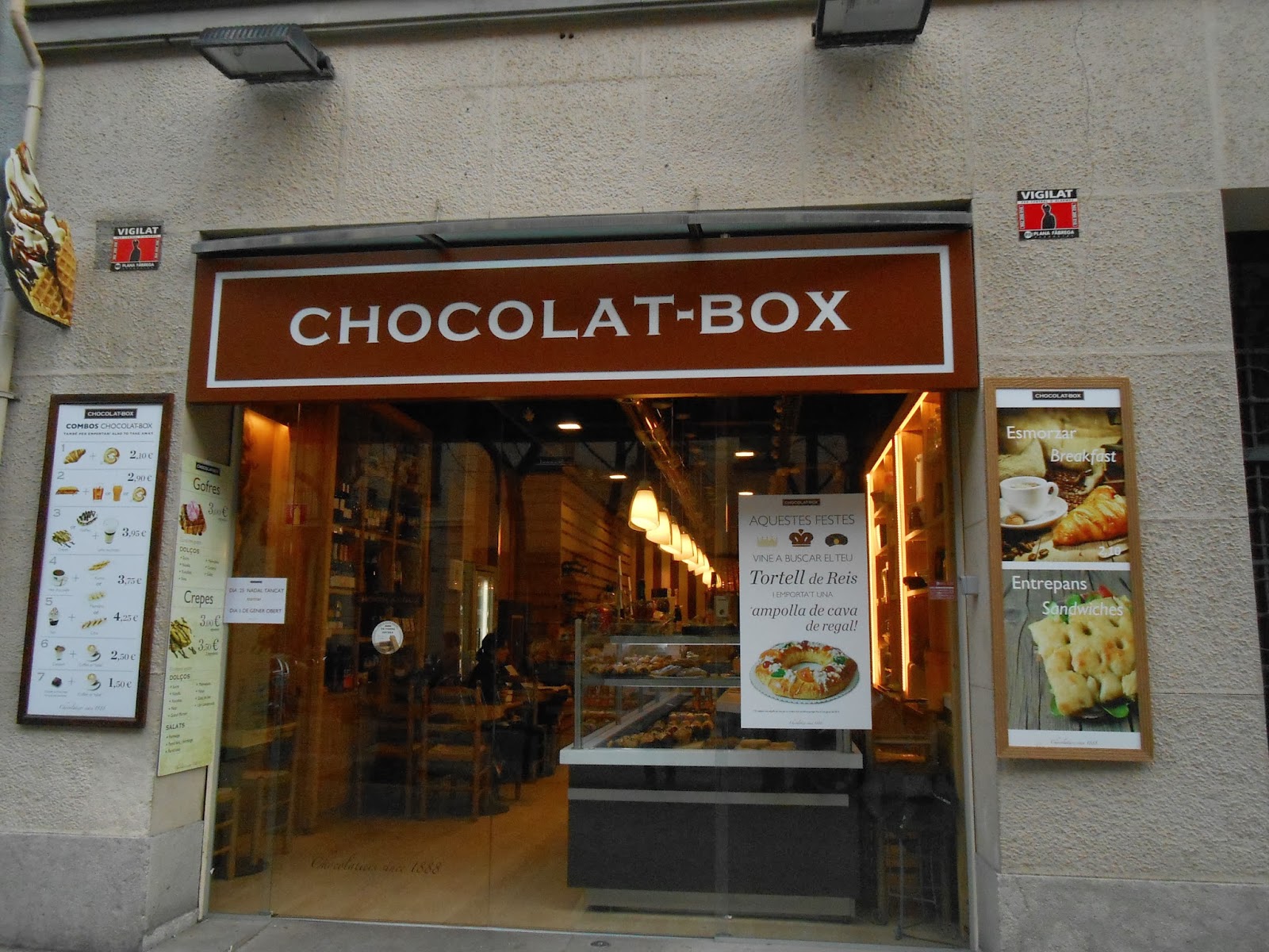 Badger In Barcelona Chocolate Box