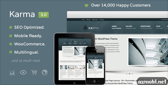 Karma - Clean and Modern Wordpress Theme
