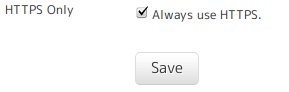 Twitter - HTTPS only setting