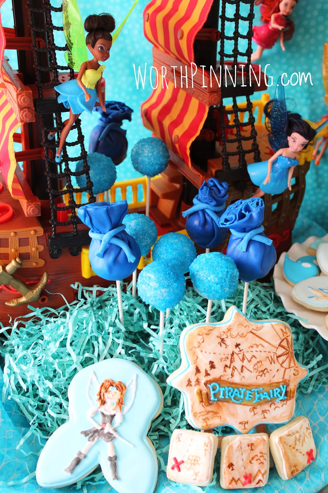 Worth Pinning Pirate Fairy Blue Pixie Dust Cake Pops