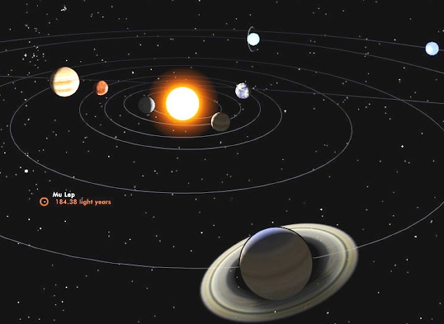 El Sistema Solar en tiempo real.