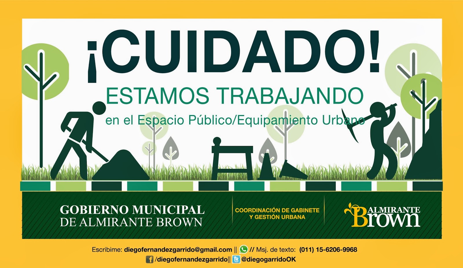 Municipalidad de Almirante Brown Carteles de Obra CARLA MAGGI