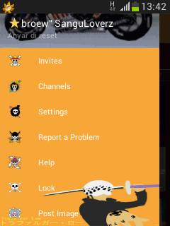 BBM Mod Tema One Piece V 2.10.0.31 APK BBM Tema ONE PIECE