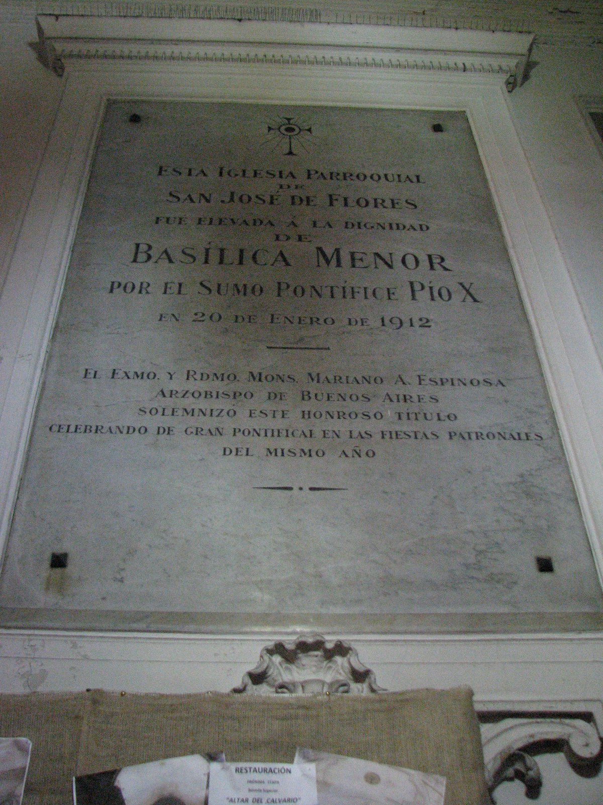 San José de Flores Qué es una Basílica