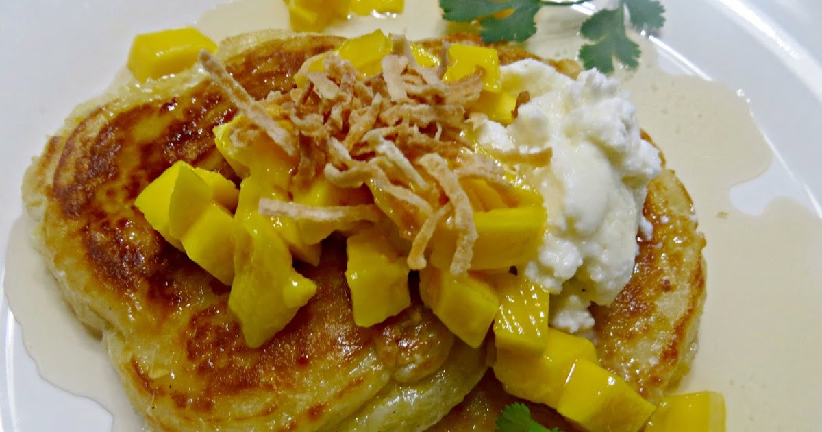 Coconut Pancakes with GingerLime Syrup