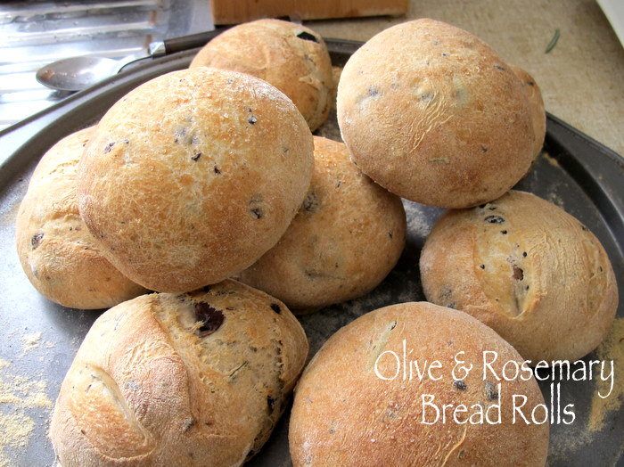Olive and Rosemary Bread Roll Recipe Makeup and Macaroons