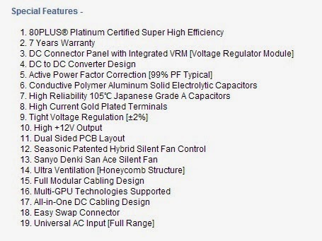 Unboxing & Overview: Seasonic Platinum Series 860W Power Supply Unit 6