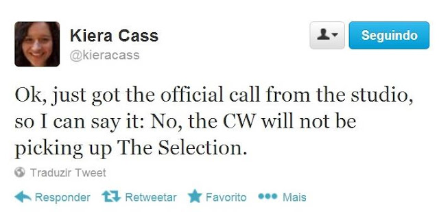 News: CW recusou o piloto da serie The Selection 2