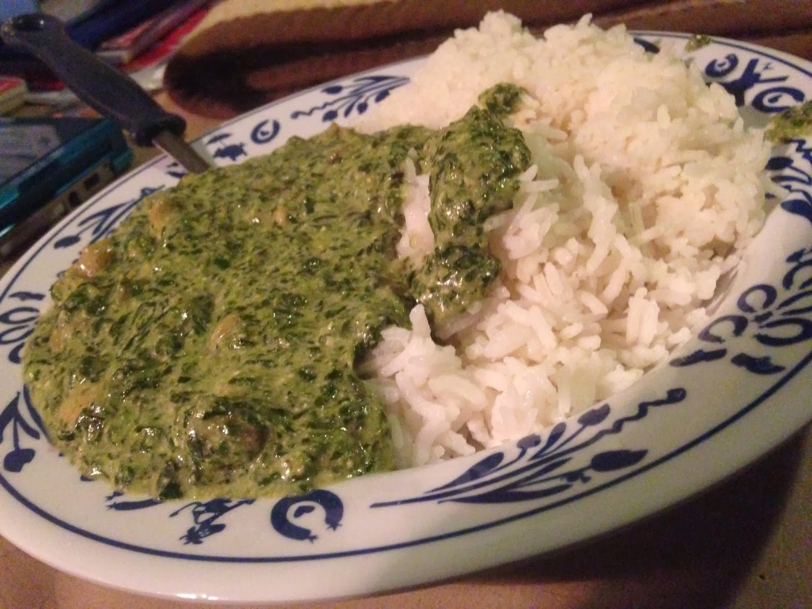 She Likes Bento Comfort Food Indian Spinach Curry