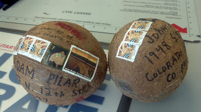 how to mail coconuts, in the mail, stamps, mythbusters, 