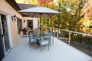 A deck protected with Duradek as seen in Atlanta Home Improvement Magazine