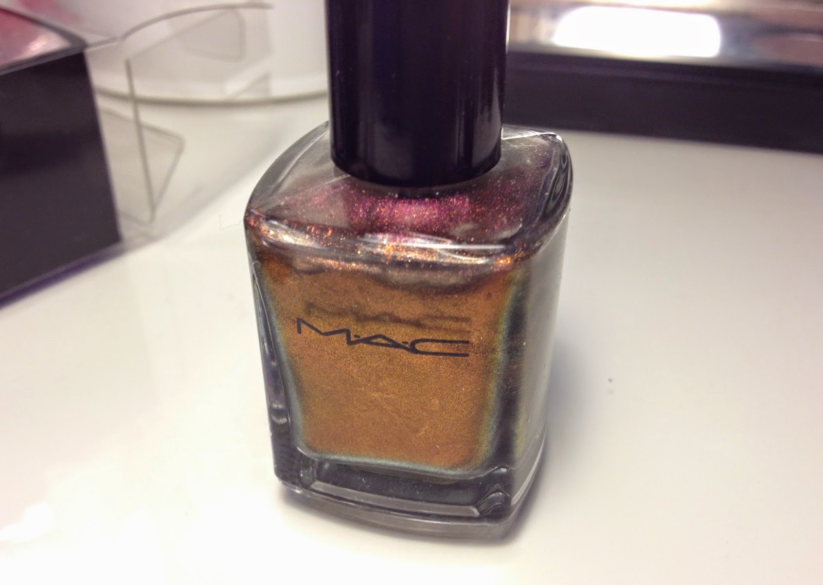 My Beautopia MAC Monday MAC Chroma Copper Cobra Nail Polish