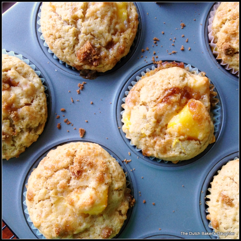 The Dutch Baker's Daughter Peaches and Cream Muffins