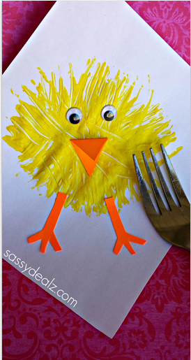 http://www.craftymorning.com/make-chick-craft-using-fork/