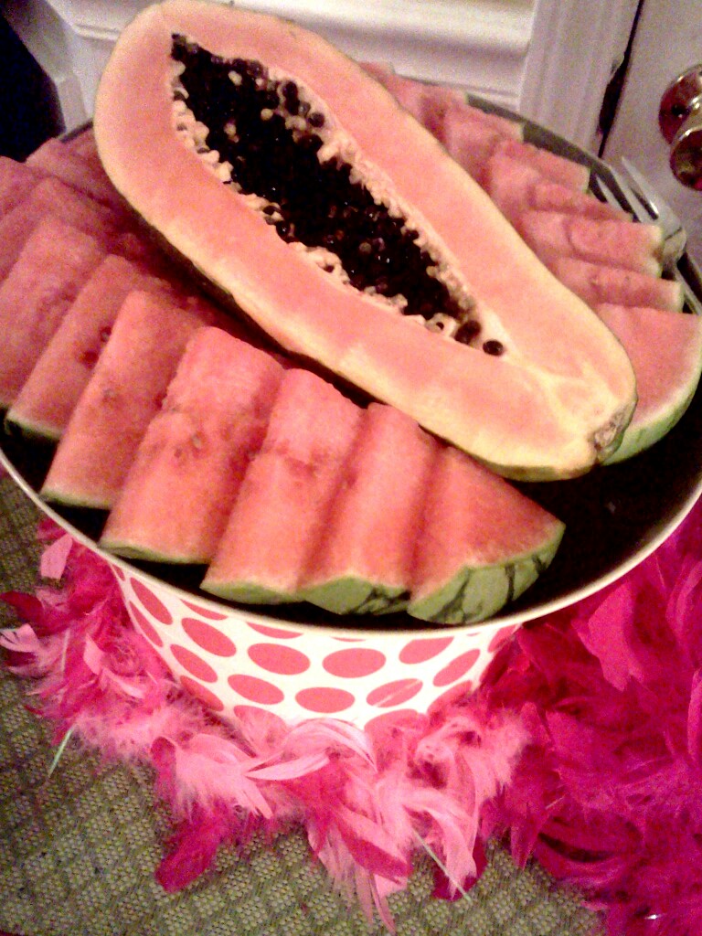 Liddy B. and me Pink Papaya Party!