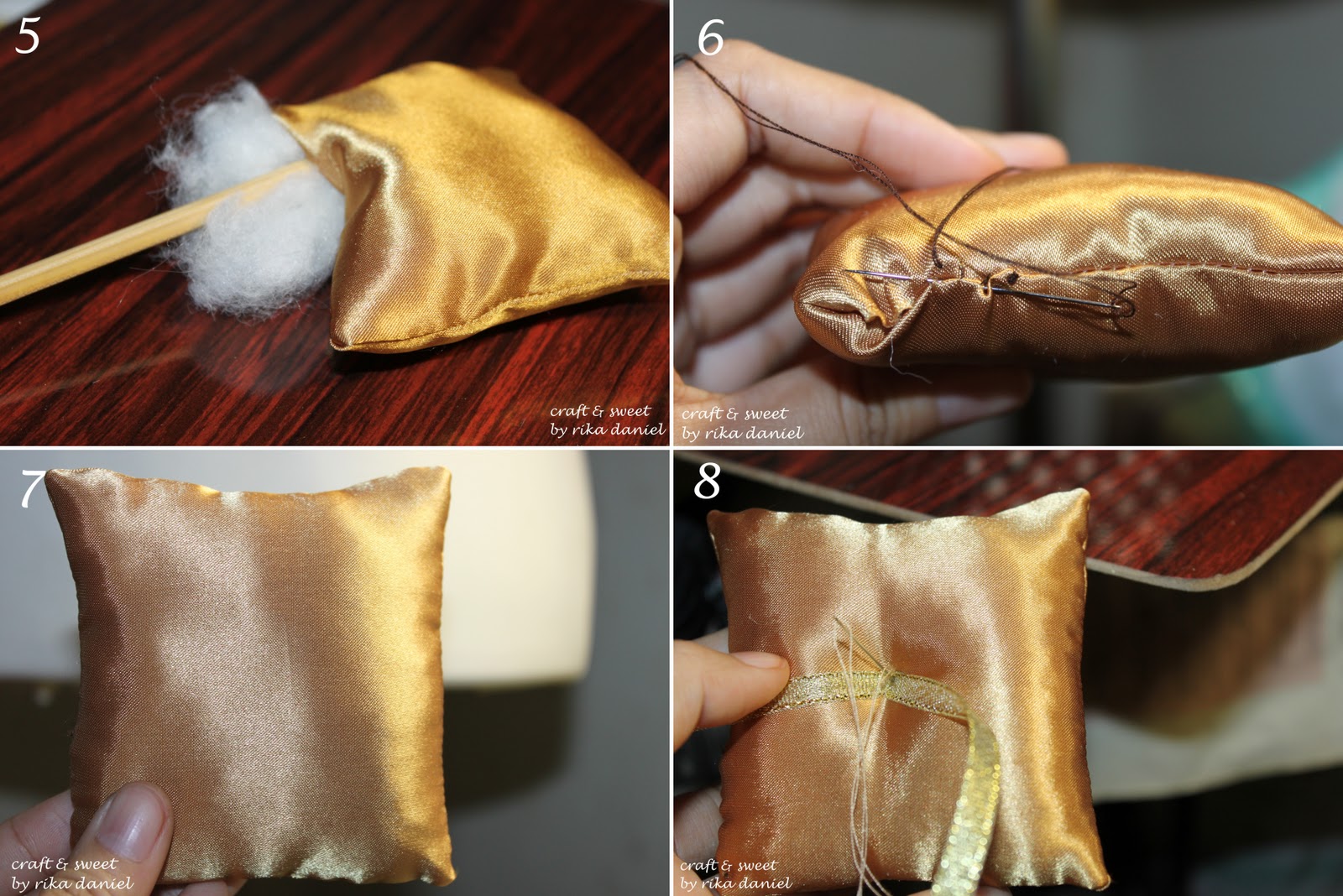 craft & sweet ) Ring Pillow & Box DIY Wedding