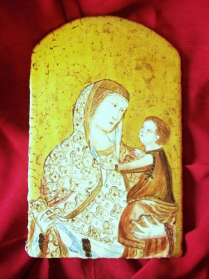 Madonna con bambino - Pietro Lorenzetti