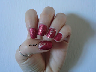 The nails of the week 3: Gold christmas tree - foto senza flash