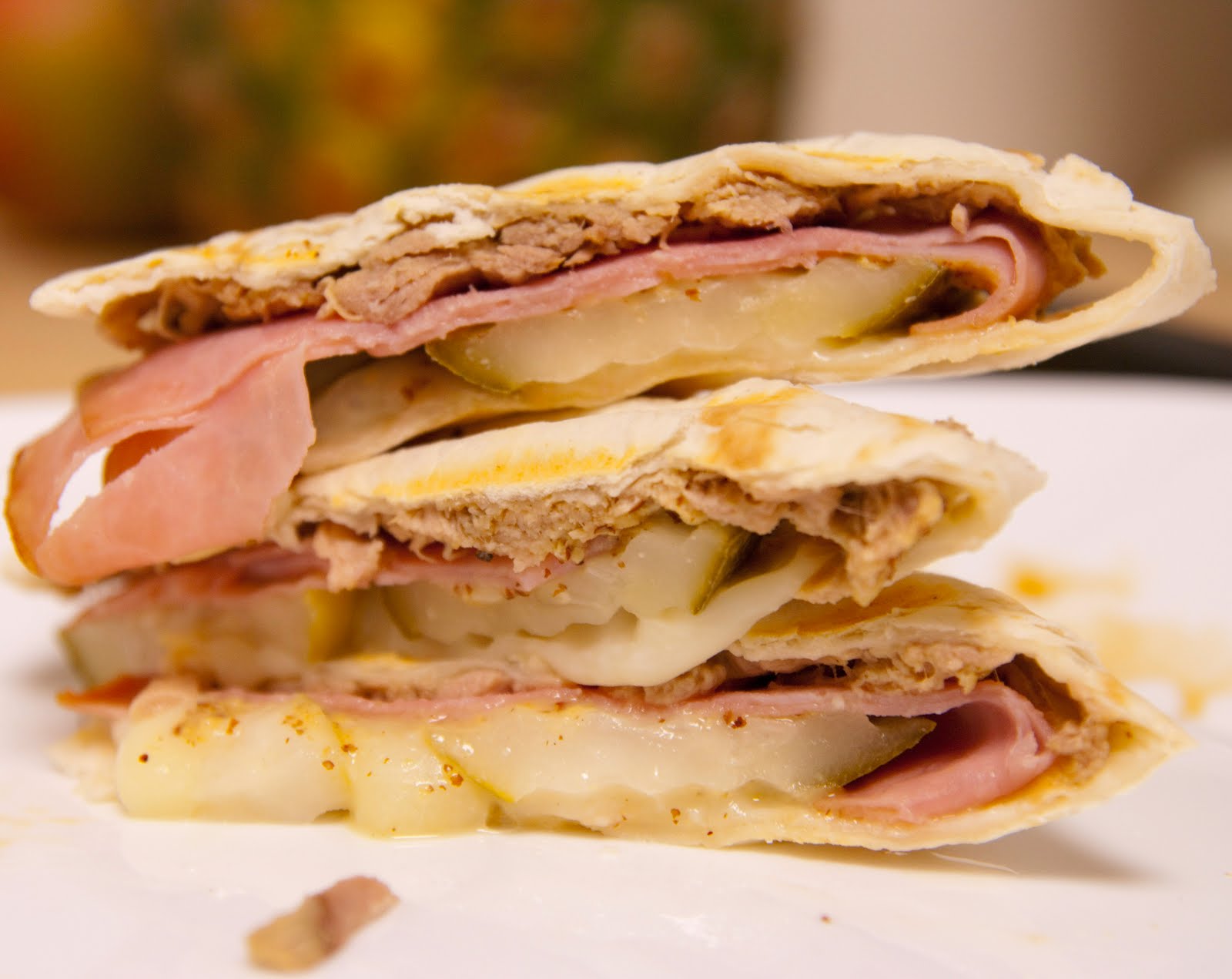 A Blog About Food Cuban Sandwich Quesadillas