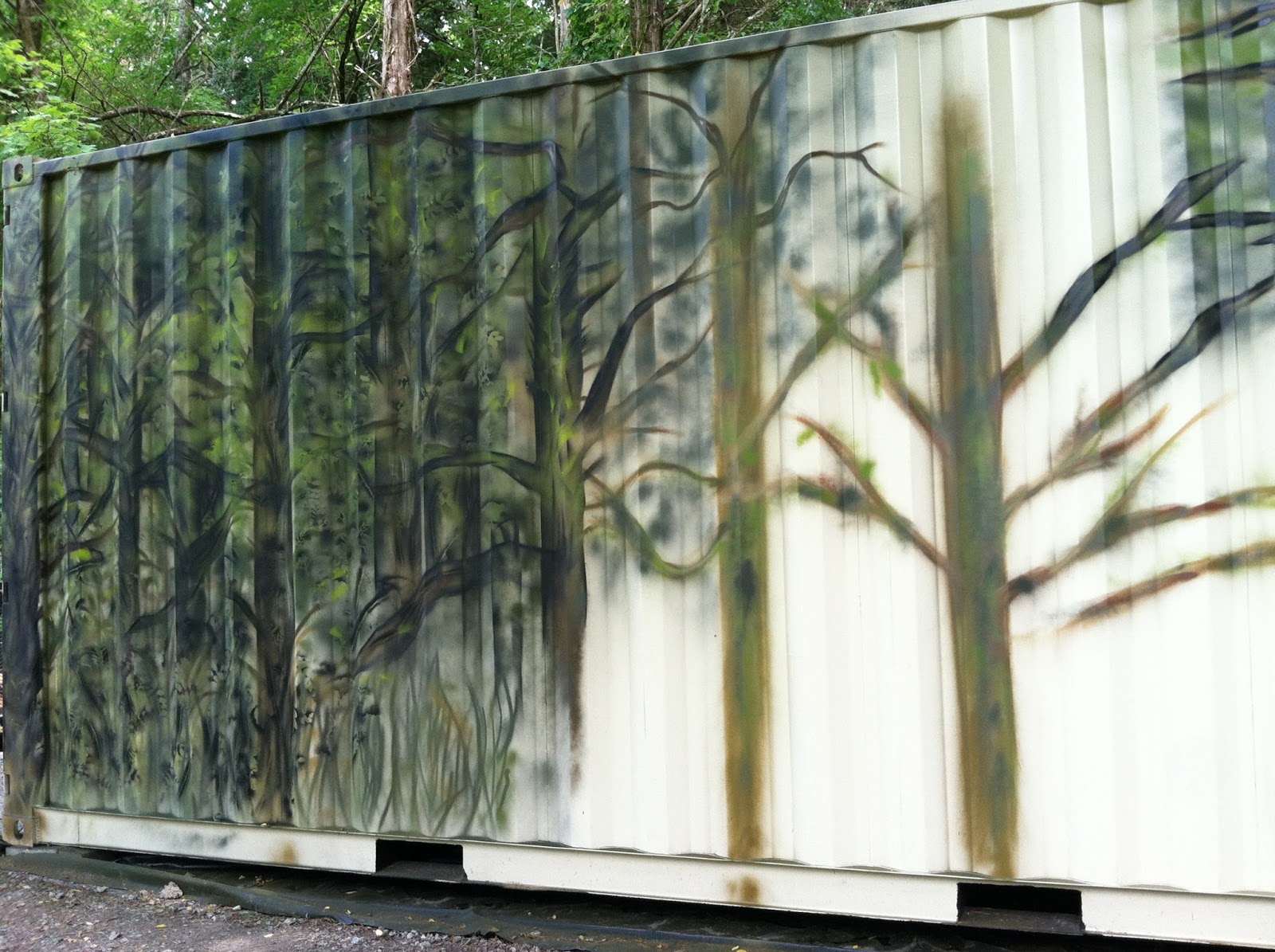 Duff Clothing TRUE CAMO ON SHIPPING CONTAINER