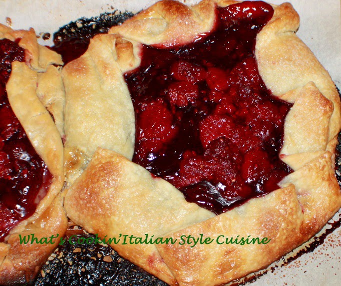 Fresh Raspberry Galette Recipe What's Cookin' Italian Style Cuisine