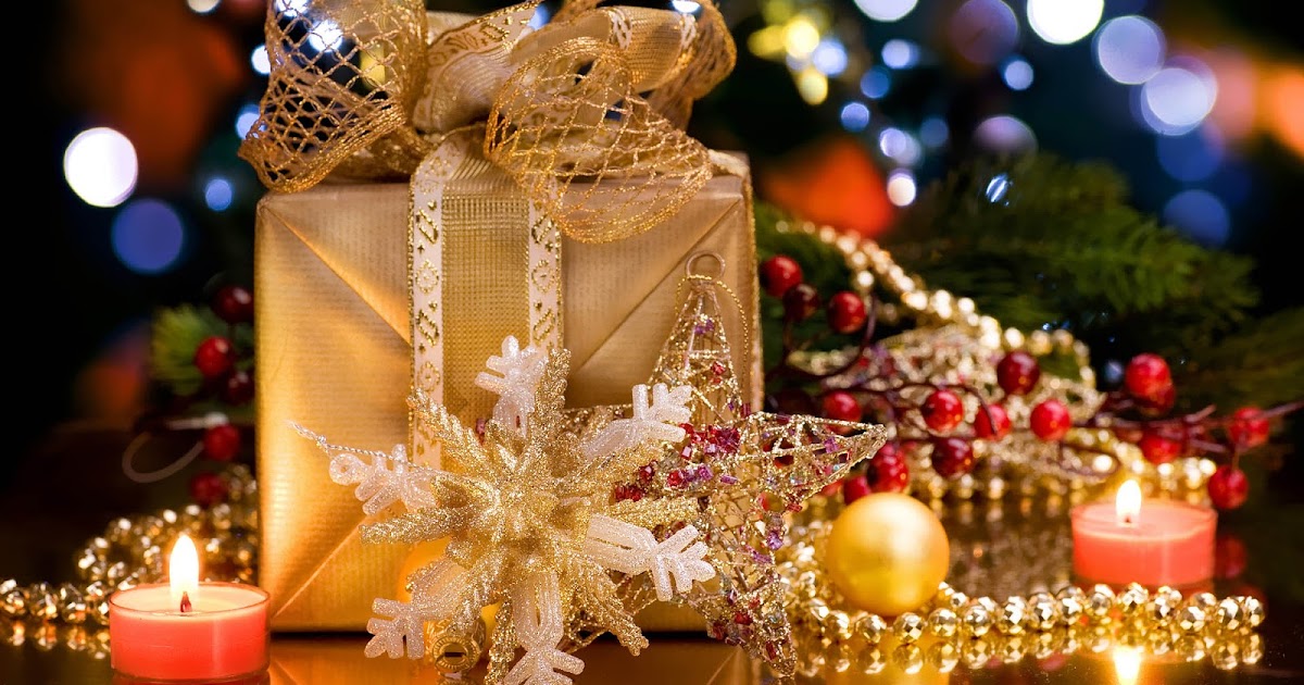 Kerst foto met kerstspullen Mooie Leuke Achtergronden Voor Je