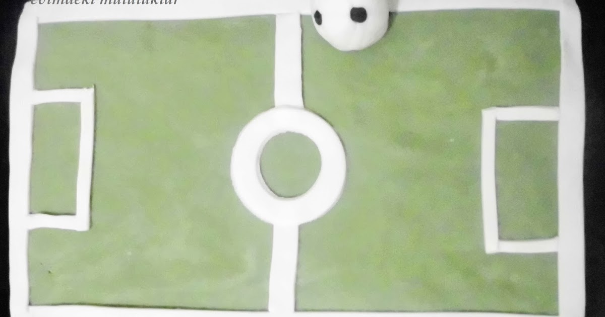 Evimdeki mutluluklar Futbol Sahası Pasta